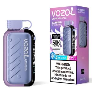 Vozol Gear Ice & Sweet 50000 Blueberry Grapefruit Flavor - Vozol Vape Estonia