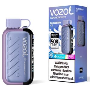 Vozol Gear Ice & Sweet 50000 Blueberry Ice Flavor - Vozol Vape Estonia
