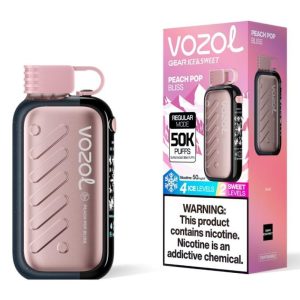 Vozol Gear Ice & Sweet 50k Peach Pop Bliss Flavor - Vozol Vape Estonia
