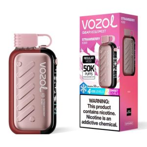 Vozol Gear Ice & Sweet 50k Strawberry Kiwi Flavor - Vozol Vape Estonia