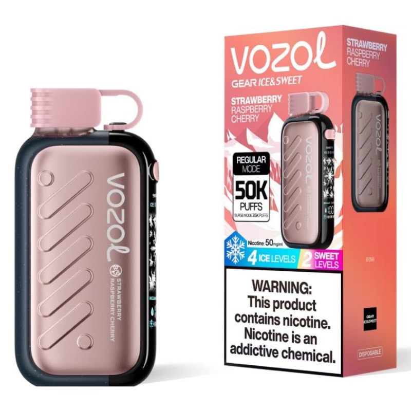 Vozol 50k Strawberry Raspberry Cherry Flavor - Vozol Vape Estonia
