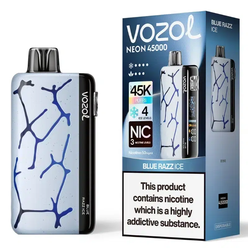 Vozol Neon 45K Blue Razz Ice - Vozol Vape Estonia Vozol Neon 45K Blue Razz Ice - Vozol Vape Estonia