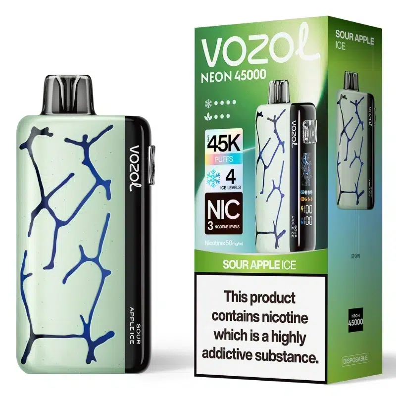 Vozol Neon 45K Sour Apple Ice - Vozol Vape Estonia Vozol Neon 45K Sour Apple Ice - Vozol Vape Estonia