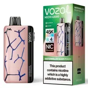 Vozol Neon 45000 Watermelon Sour Peach - Vozol Vape Estonia Vozol Neon 45000 Watermelon Sour Peach - Vozol Vape Estonia
